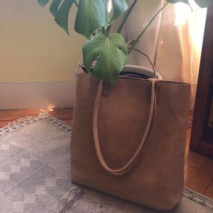 Brand new Leather Tote ( Camel color)